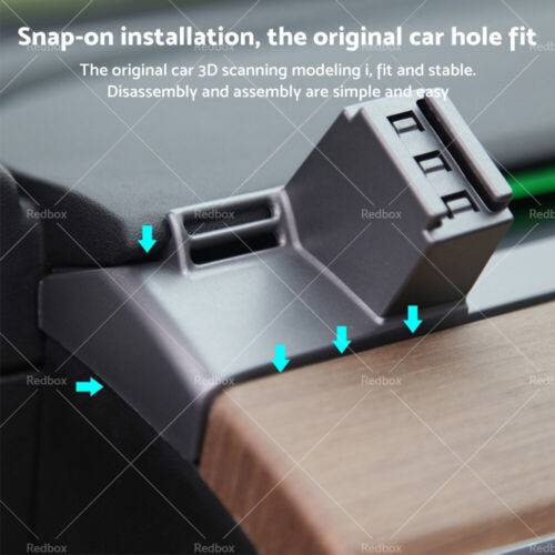 {{ 360隆茫 Rotation GPS Navigation Cell Phone Holder Stand Mount For Tesla Model 3 Y }} - Buy Car Parts Online at {{ Kaka Auto Parts }}.