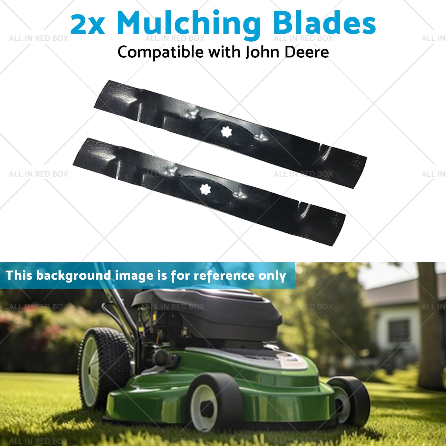 {{ AM141033 GX22151 2x 42 inch Mulching Blades Suitable for John Deere LA115 LA120 D100 }} - Buy Car Parts Online at {{ Kaka Auto Parts }}.
