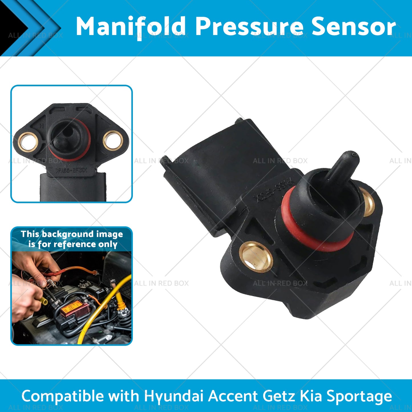 {{ Manifold Pressure Sensor Suitable for Hyundai Accent Tucson Getz Kia Rio }} - Buy Car Parts Online at {{ Kaka Auto Parts }}.