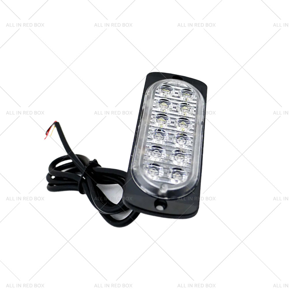 {{ 10x Amber White LED Car Emergency Beacon Warning Hazard Flashing Strobe Light }} - Buy Car Parts Online at {{ Kaka Auto Parts }}.