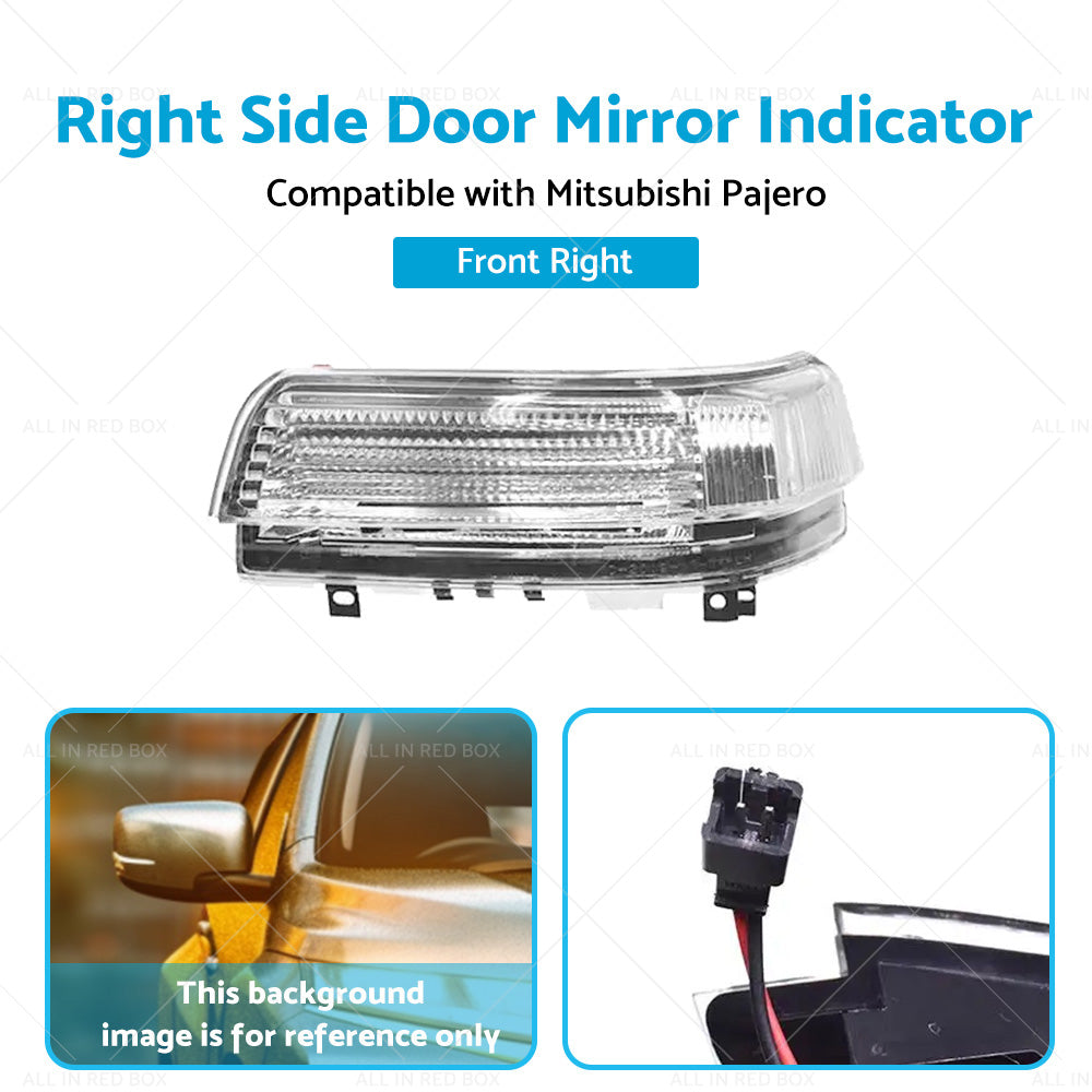{{ Wing Door Mirror Indicator Suitable for Mitsubishi Pajero NS-NX 11 2006-2019 RH }} - Buy Car Parts Online at {{ Kaka Auto Parts }}.
