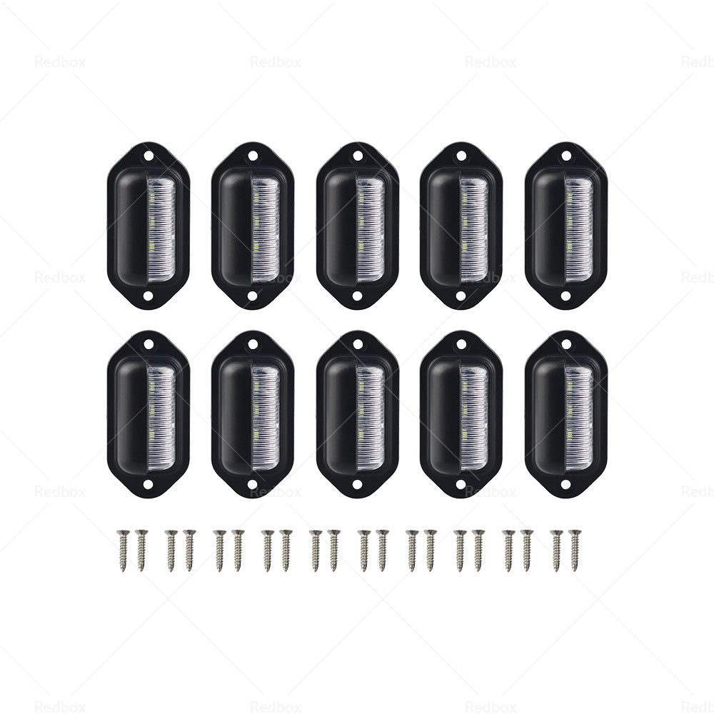 {{ 6LED License Number Plate Light Lamp Suitable For Truck SUV Trailer Lorry 12 24V }} - Buy Car Parts Online at {{ Kaka Auto Parts }}.