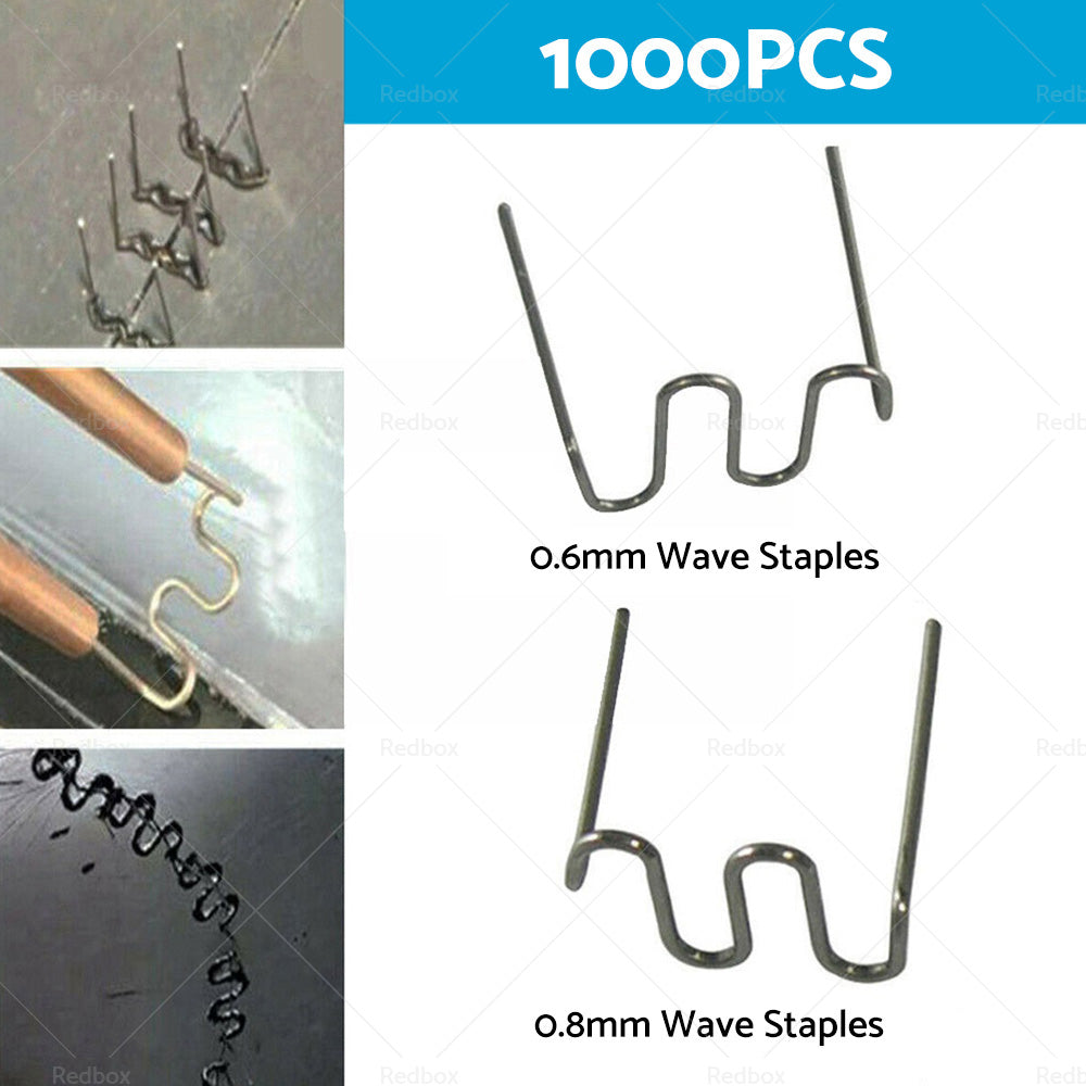 {{ 1000PCS Hot Staples Plastic Welding Wave Stapler For Car Bumper Repair Tool Kits }} - Buy Car Parts Online at {{ Kaka Auto Parts }}.