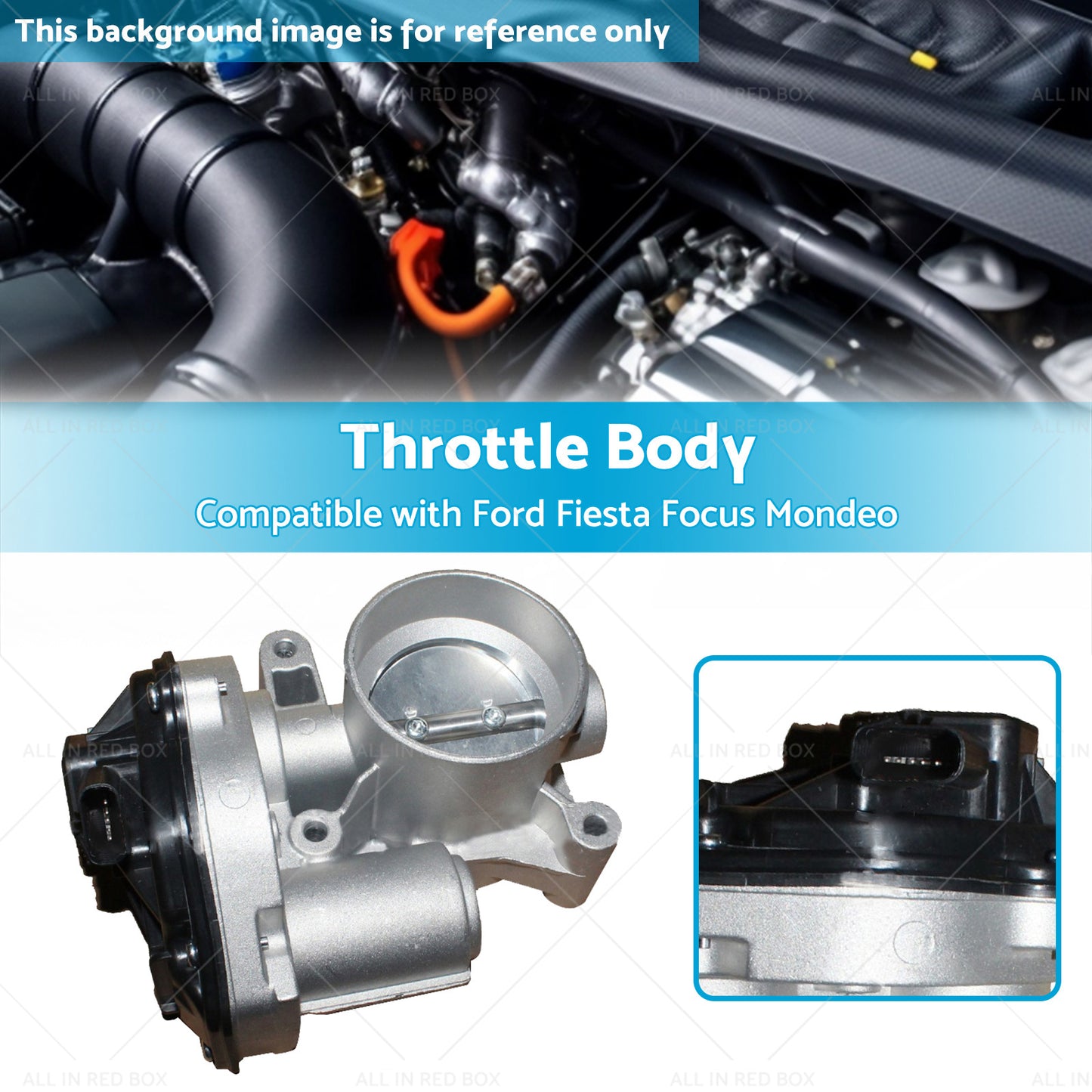 {{ Throttle Body 1537636 Suitable For Ford Fiesta Mondeo Focus 2. 0L 2003-2012 }} - Buy Car Parts Online at {{ Kaka Auto Parts }}.