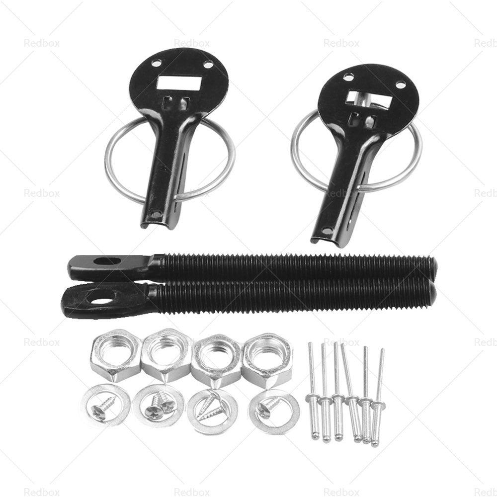 {{ Universal Racing Mount Bonnet Hood Lock Latch Pins Kit Set Suitable For Cars }} - Buy Car Parts Online at {{ Kaka Auto Parts }}.