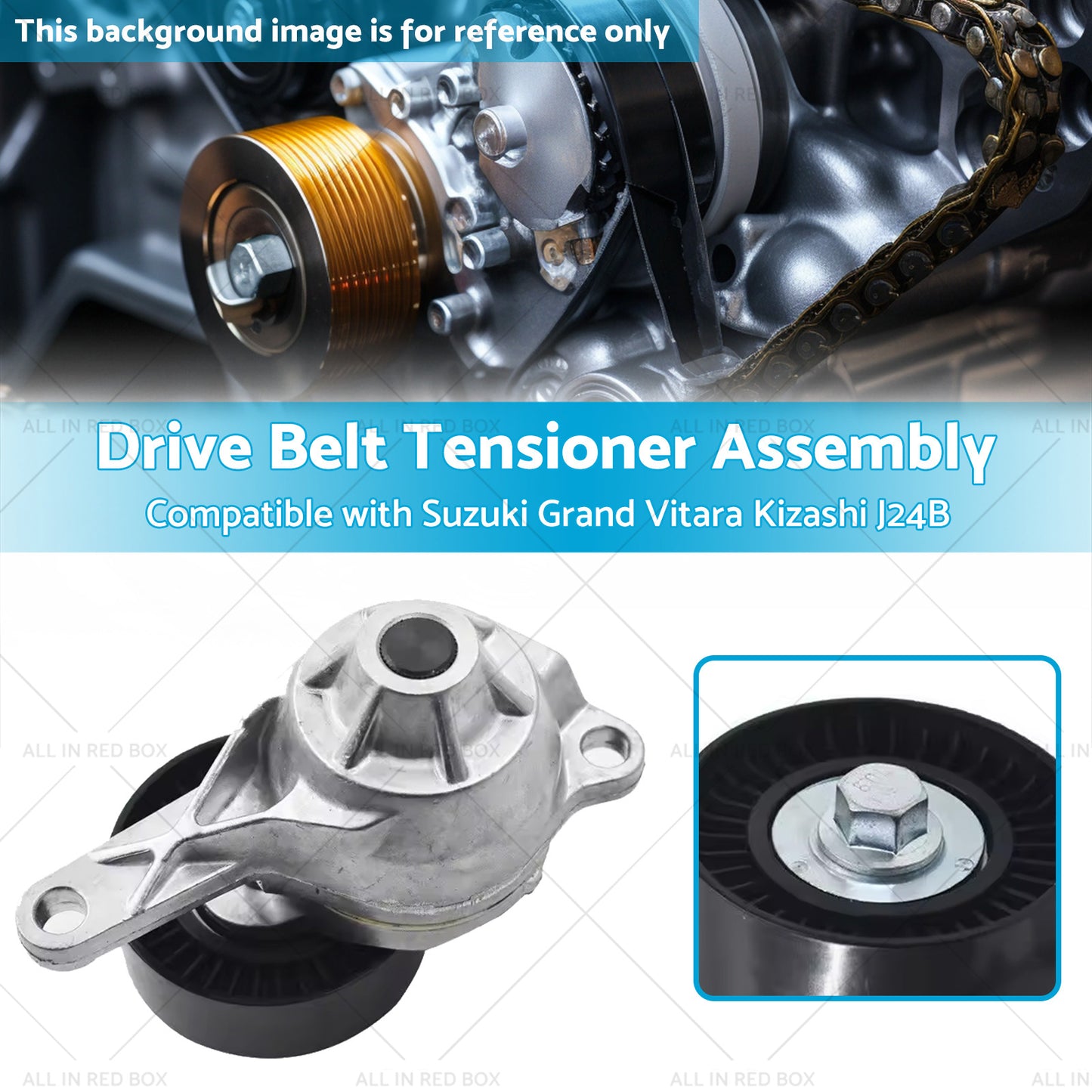 {{ Drive Belt Tensioner Assembly Suitablefor Suzuki Grand Vitara Kizashi Jb424 J24B }} - Buy Car Parts Online at {{ Kaka Auto Parts }}.