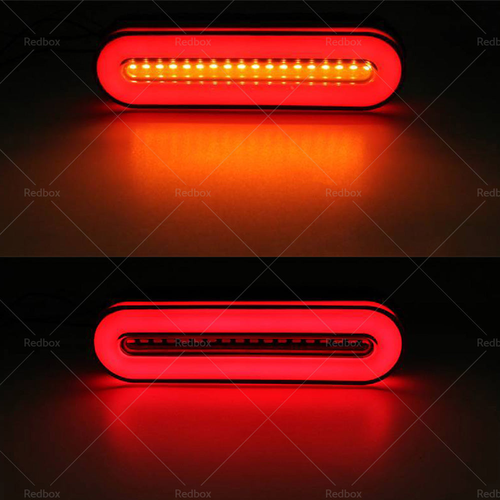 {{ 2X Tail Lights 18 LED Stop Flowing Turn Signal Brake Rear Truck Trailer ATV UTV }} - Buy Car Parts Online at {{ Kaka Auto Parts }}.