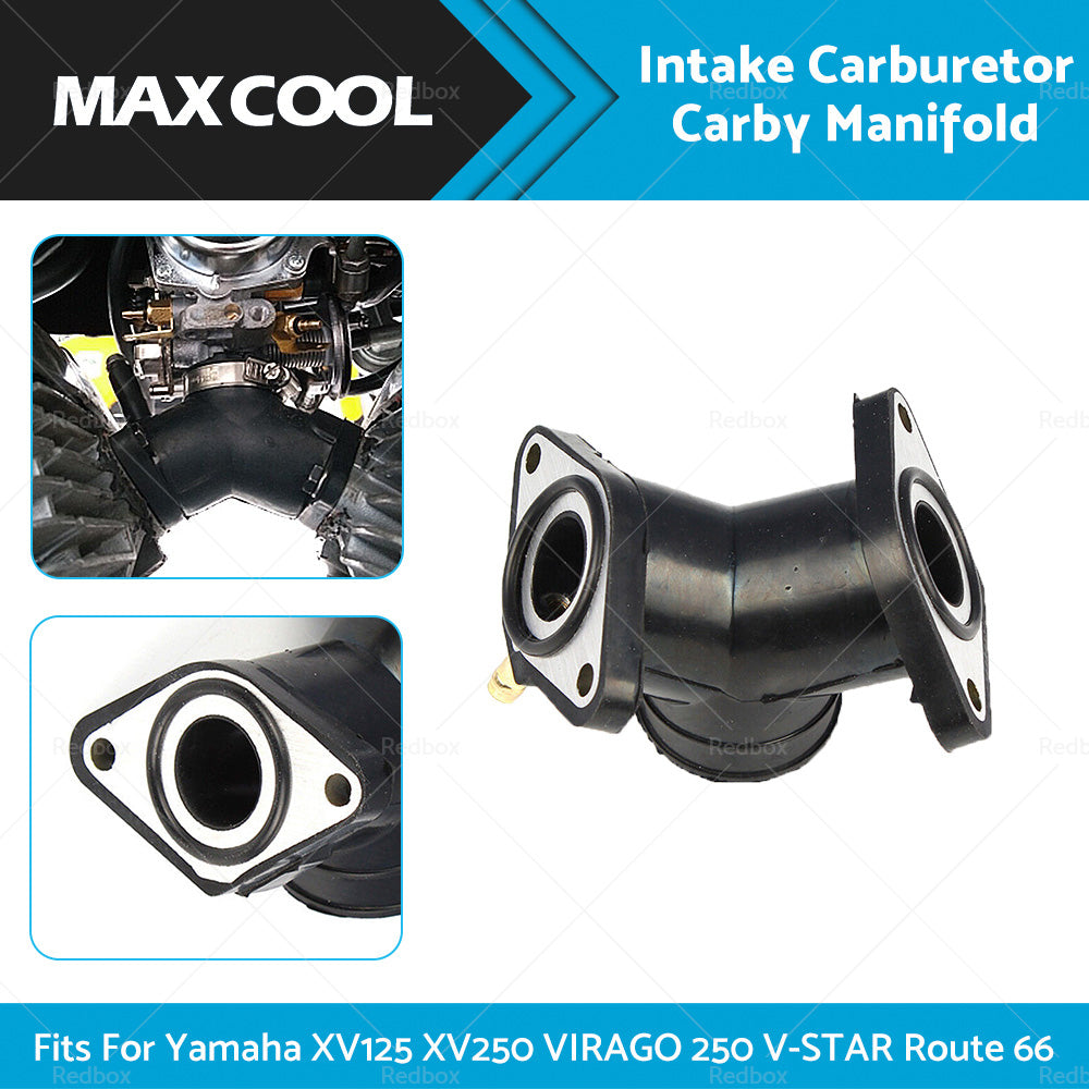 {{ Intake Carburetor Carby Manifold Fits For Yamaha XV125 XV250 VIRAGO 250 V-STAR }} - Buy Car Parts Online at {{ Kaka Auto Parts }}.