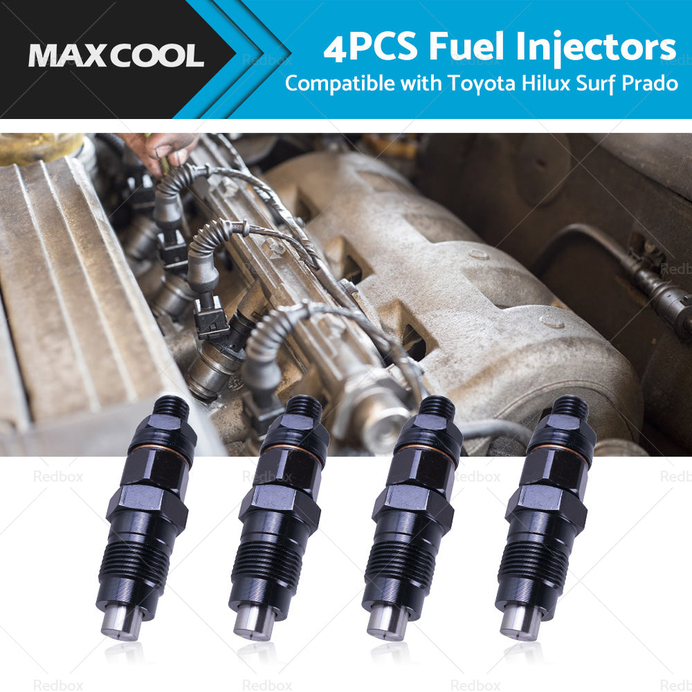 {{ 4x Diesel Fuel Injector Suitable For Toyota Hilux Surf Prado 1KZ-TE 093400-7040 }} - Buy Car Parts Online at {{ Kaka Auto Parts }}.