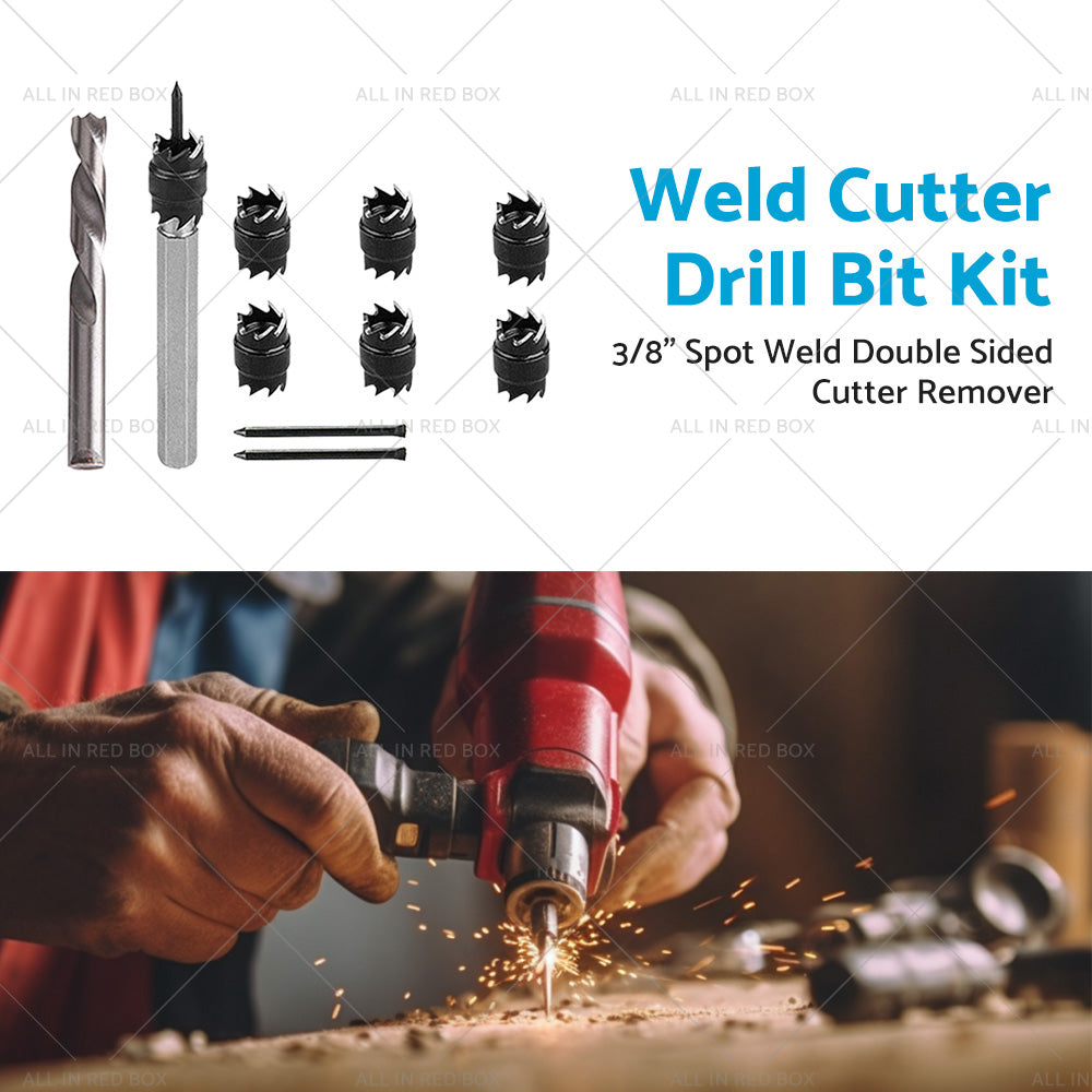 {{ 1 Set 3 8inch Spot Weld Double Sided Cutter Remover HSS Drill Bit Welder Cut Tool }} - Buy Car Parts Online at {{ Kaka Auto Parts }}.