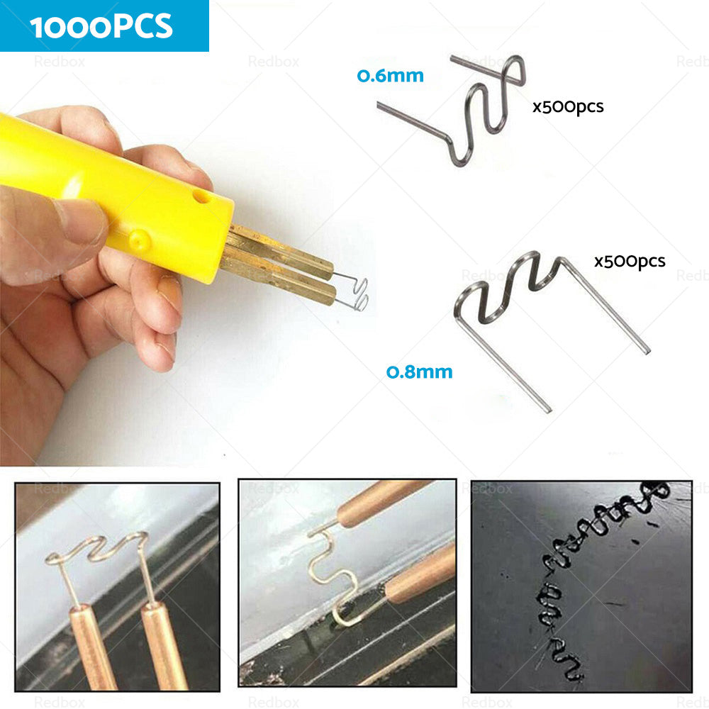 {{ 1000PCS Hot Staples Plastic Welding Wave Stapler For Car Bumper Repair Tool Kits }} - Buy Car Parts Online at {{ Kaka Auto Parts }}.