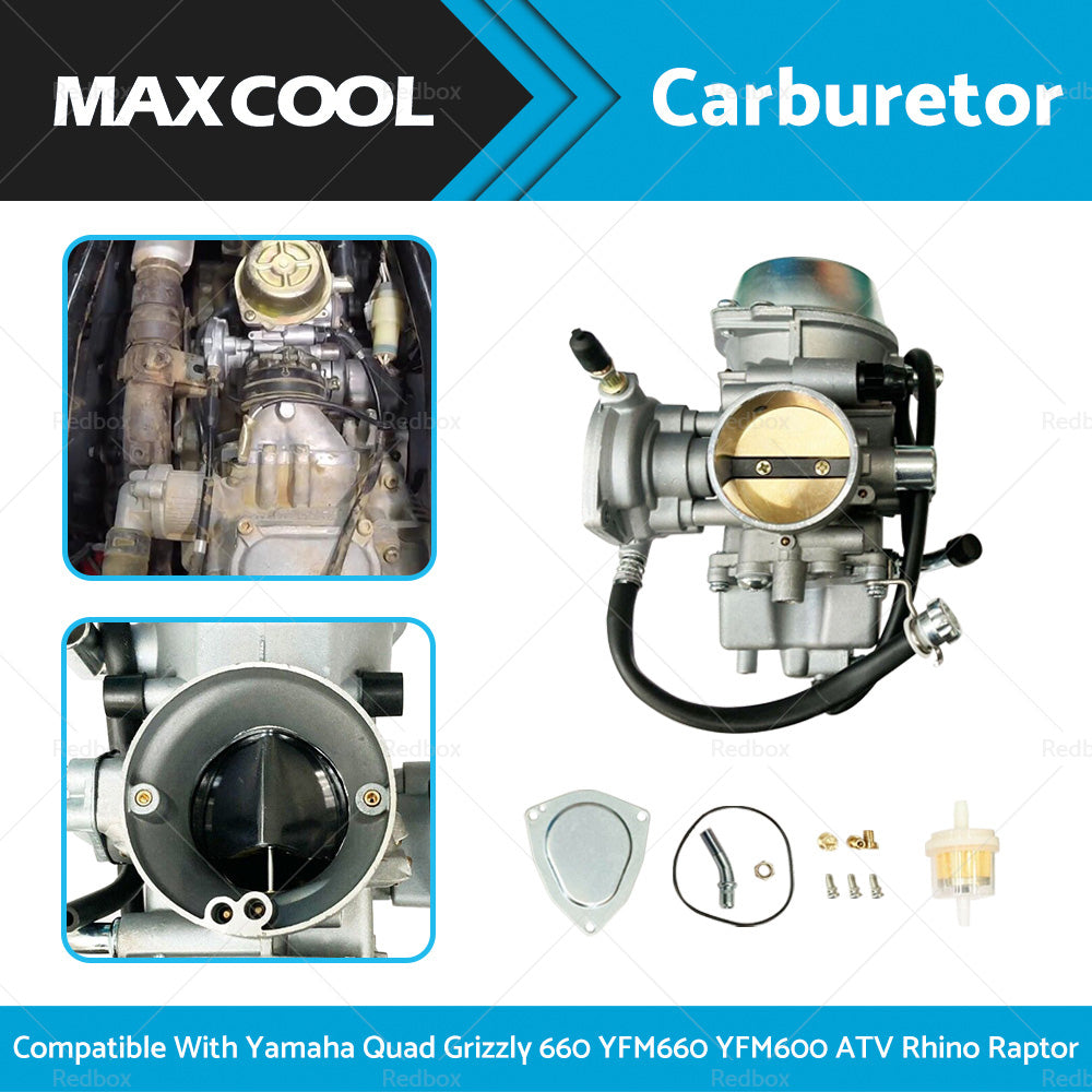 {{ Carburetor Suitable For Yamaha Quad Grizzly 660 YFM660 YFM600 ATV Rhino Raptor }} - Buy Car Parts Online at {{ Kaka Auto Parts }}.