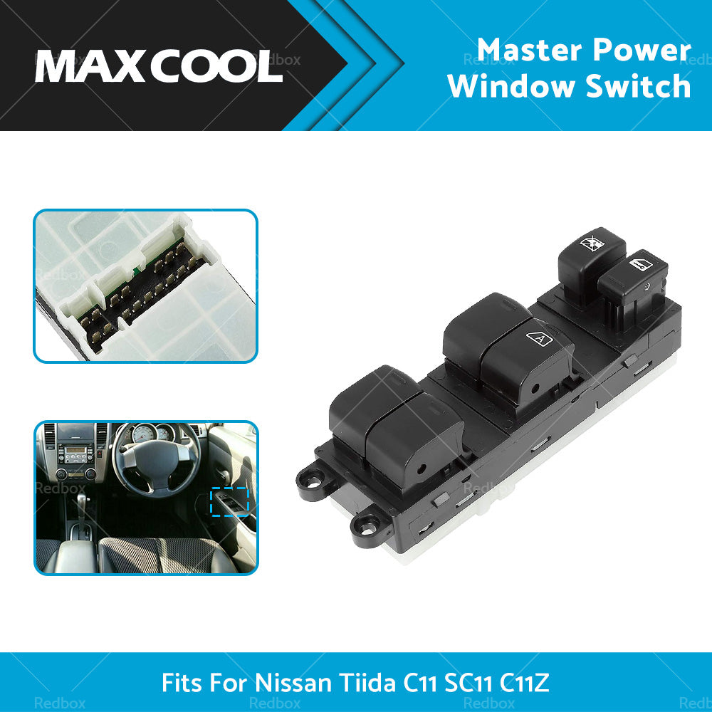{{ Master Power Window Switch Suitable For Nissan Tiida C11 SC11 C11Z 2006-2010 }} - Buy Car Parts Online at {{ Kaka Auto Parts }}.