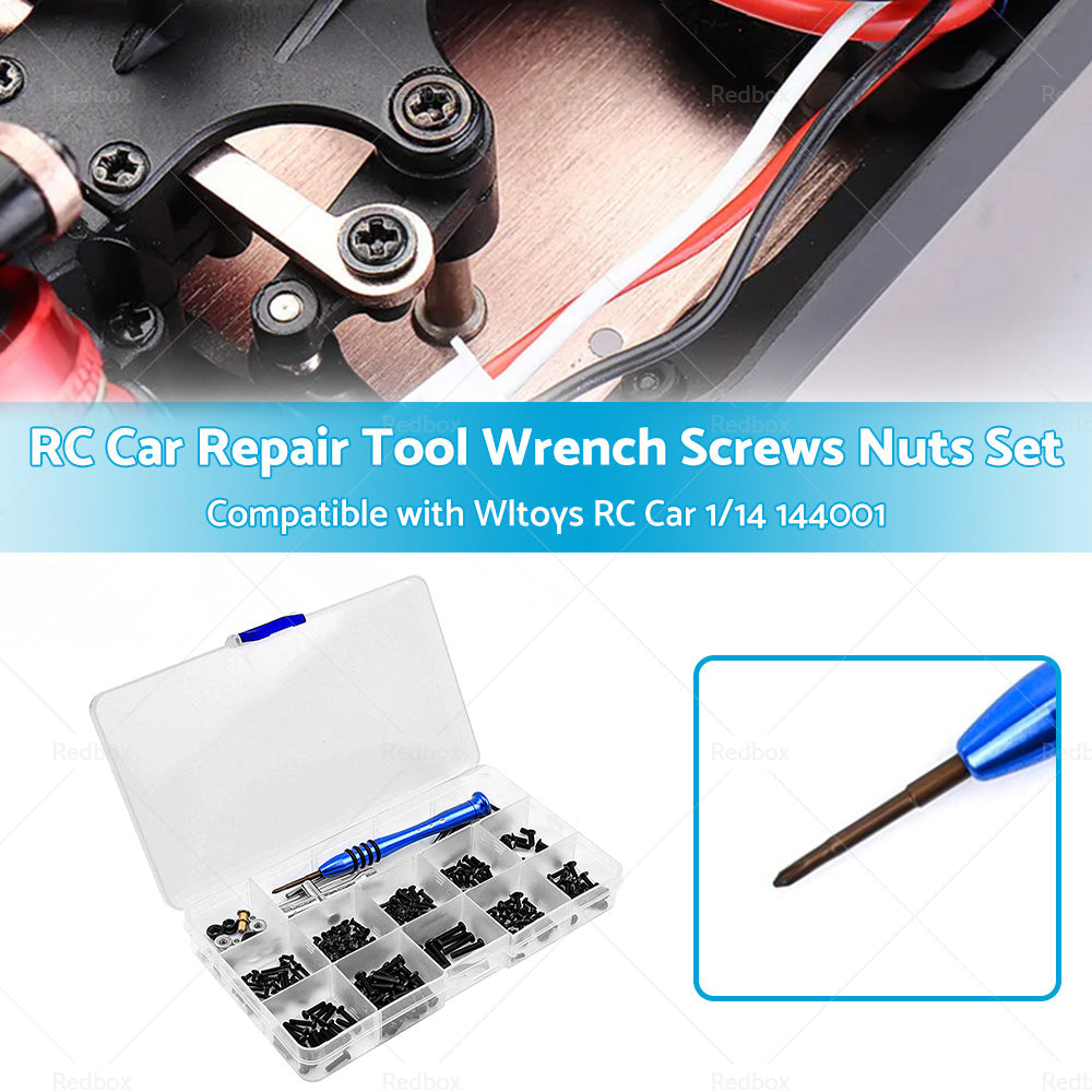 {{ RC Car Repair Tool Wrench Screws Nuts Set Suitable For Wltoys RC Car 1 14 144001 }} - Buy Car Parts Online at {{ Kaka Auto Parts }}.