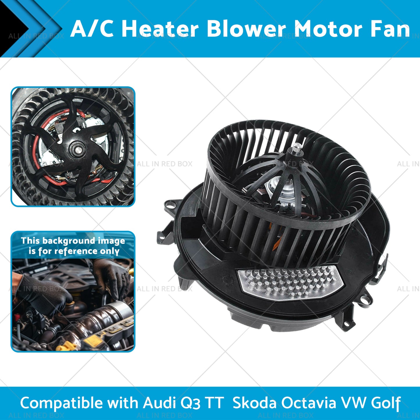 {{ A or C Heater Blower Motor Fan Suitablefor Audi A3 TT VW Golf Passat Jetta Scirocco }} - Buy Car Parts Online at {{ Kaka Auto Parts }}.