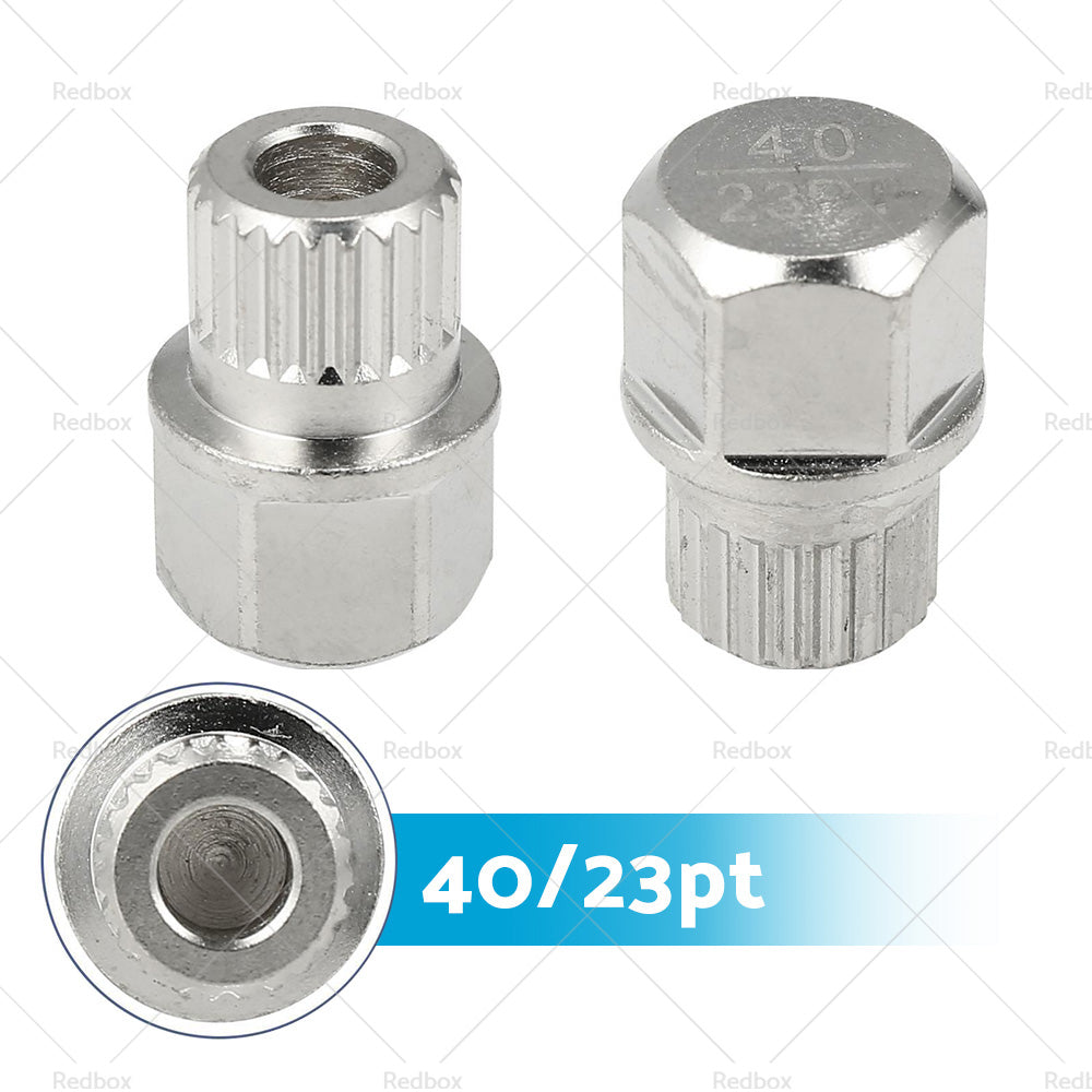 {{ 40 23PT Hollow Anti Theft Wheel Lock Lug Nut Screw Removal Key Suitable For BMW }} - Buy Car Parts Online at {{ Kaka Auto Parts }}.