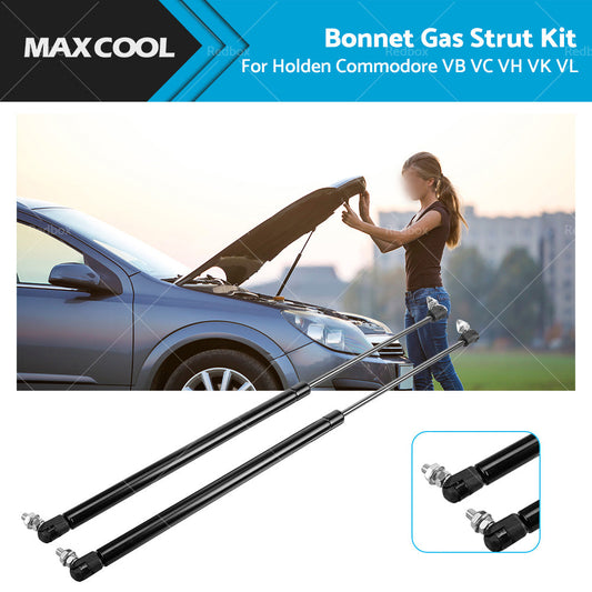 Pair Bonnet Gas Strut Kit for Holden Commodore VB VC VH VK VL Calais VL VK