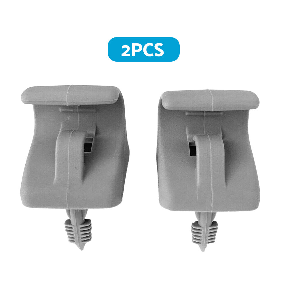 2x Sun Visor Clip Left & Right Side Suitable For Hyundai Getz 2002-2011 Grey 852351C300QS