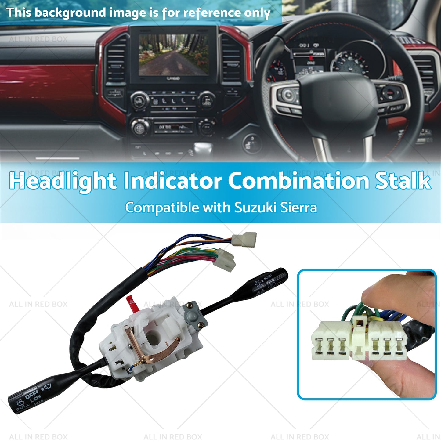 {{ Headlight Indicator Blinker Wiper Combination Switch Suitable for Suzuki Sierra }} - Buy Car Parts Online at {{ Kaka Auto Parts }}.