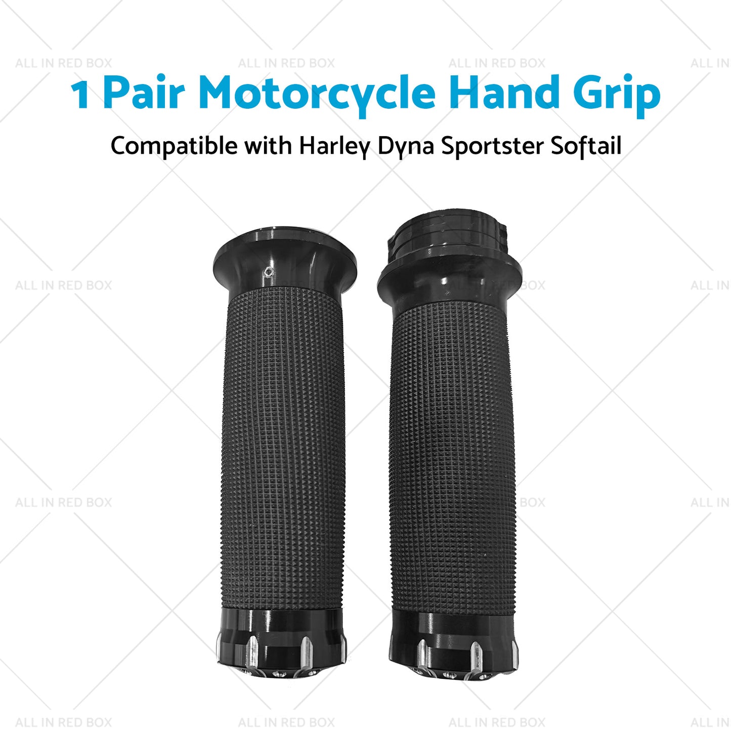 {{ 2PCS Motorcycle Handle Bar 1 inch Hand Grip Suitable for Harley Dyna Sportster }} - Buy Car Parts Online at {{ Kaka Auto Parts }}.