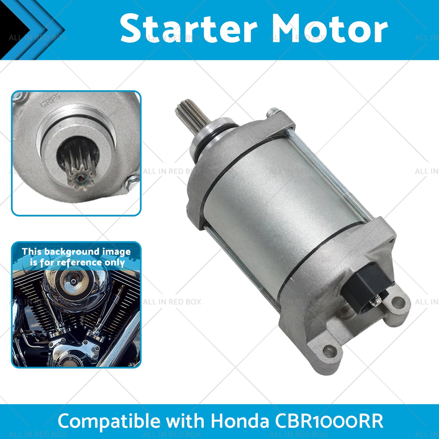 {{ Starter Motor Suitable for Honda CBR1000RR Fireblade 08-21 31200-MFL-003 }} - Buy Car Parts Online at {{ Kaka Auto Parts }}.