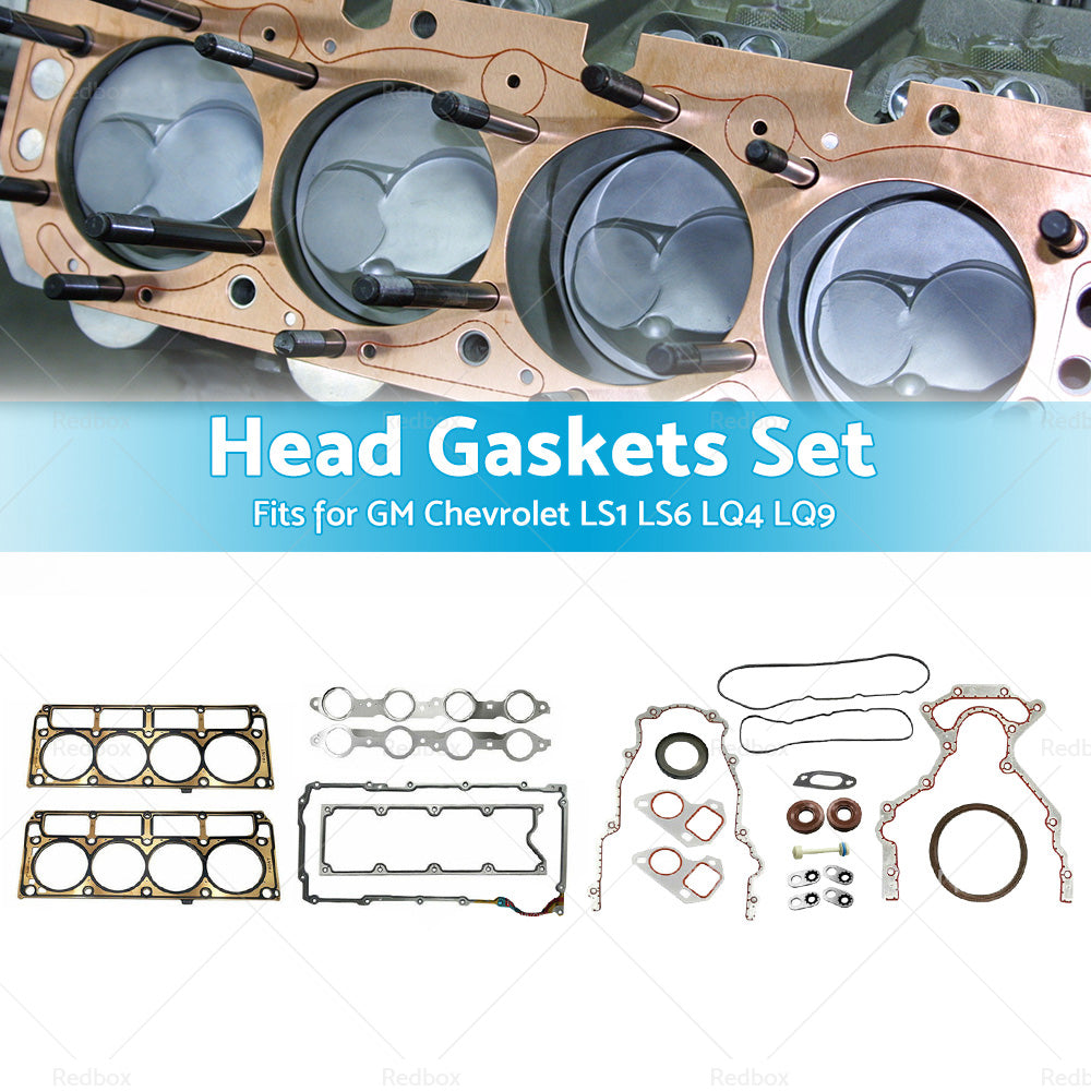 {{ LS Gasket Kit Head Gaskets Suitable For GM Chevrolet LS1 or LS6 or LQ4 or LQ9 or 4. 8 or 5. 3 or 5. 7 }} - Buy Car Parts Online at {{ Kaka Auto Parts }}.