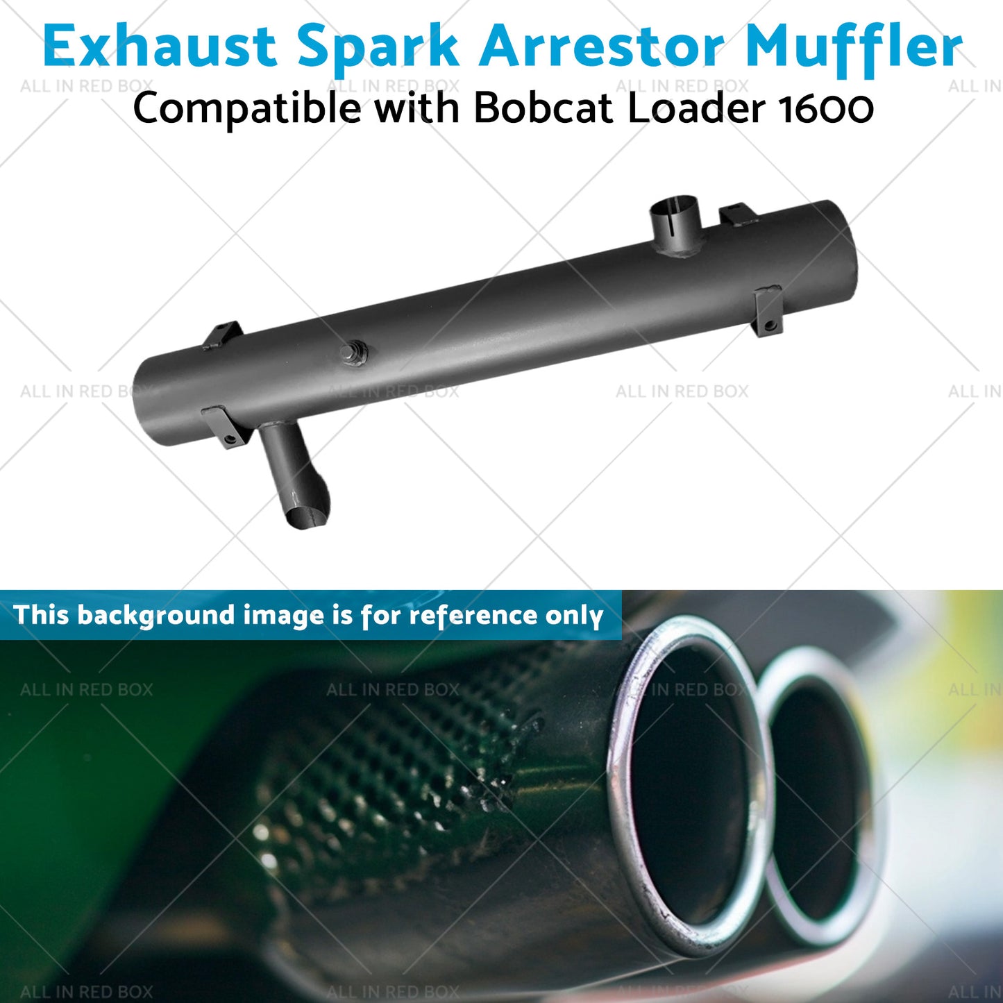{{ 6514737 Exhaust Spark Arrestor Muffler Suitable for Bobcat Loader 1600 642 643 }} - Buy Car Parts Online at {{ Kaka Auto Parts }}.