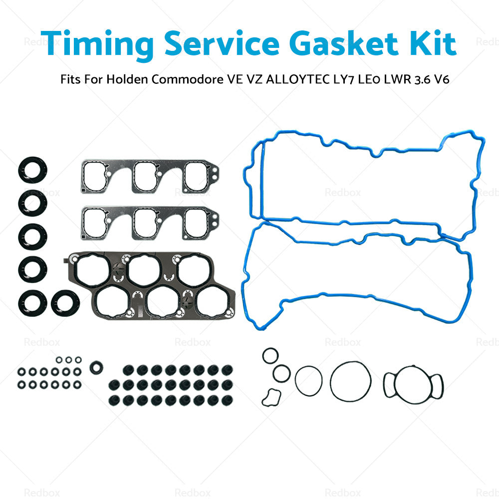 {{ Timing Service Gasket Kit For Holden Commodore VZ VE ALLOYTEC LY7 LE0 LWR 3. 6 V6 }} - Buy Car Parts Online at {{ Kaka Auto Parts }}.
