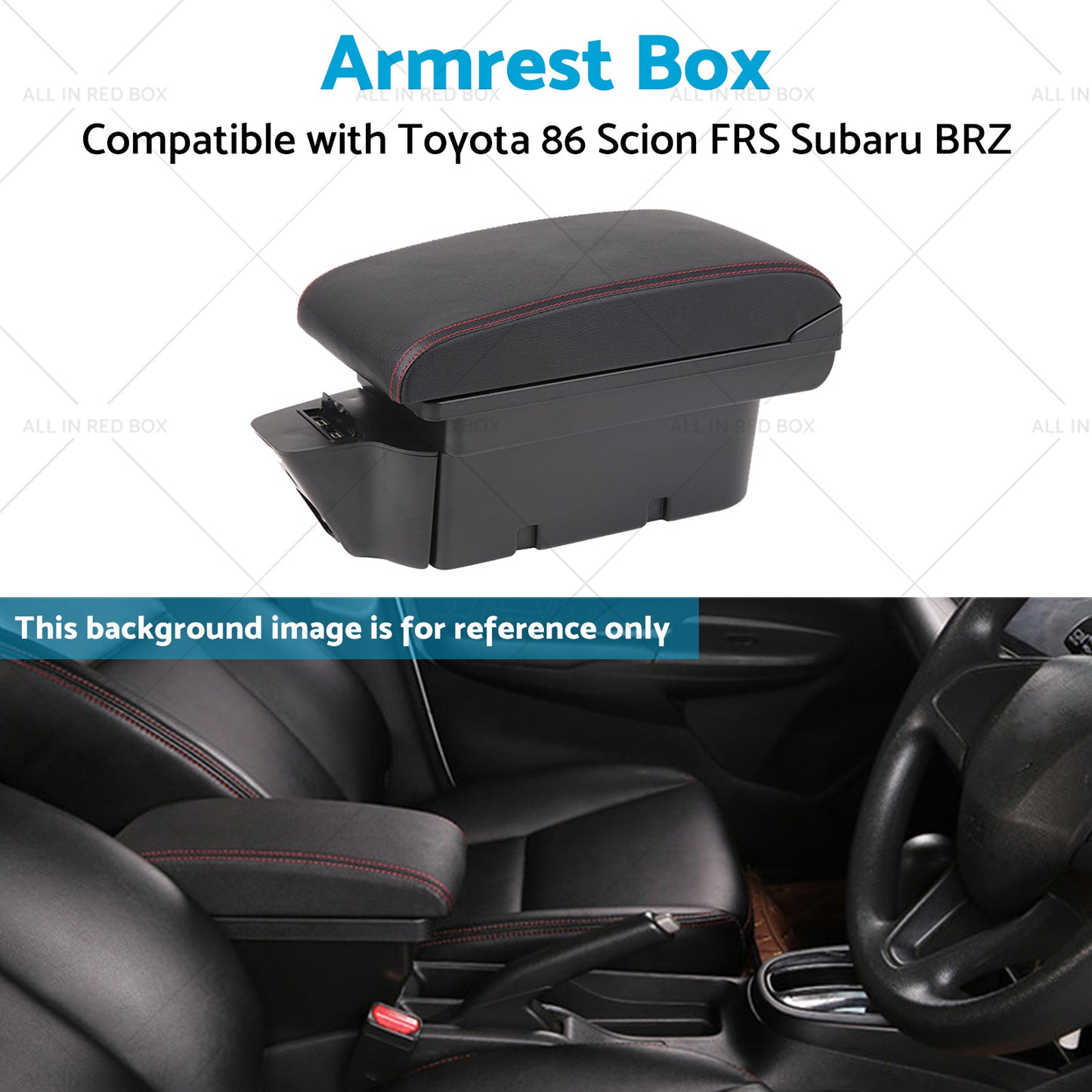 {{ Centre Console Armrest Storage Box Suitable For Toyota 86 Subaru BRZ }} - Buy Car Parts Online at {{ Kaka Auto Parts }}.