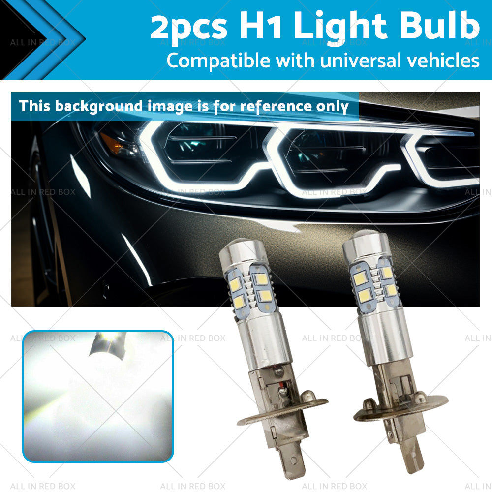 {{ 2PCS H1 LED Headlight Bulb CREE XBD Fog Driving Light Car UTE 4WD Lamp Globe }} - Buy Car Parts Online at {{ Kaka Auto Parts }}.