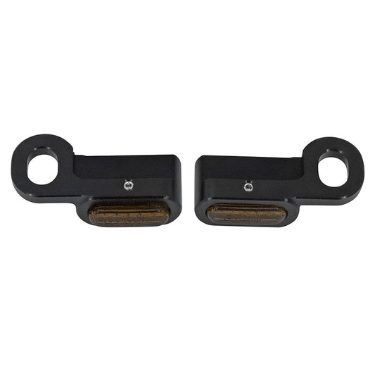 LED Mini Turn Signal Light Suitable For Harley-Davidson Dyna 2000-2017 Indicator Blinker Lamp Smoke