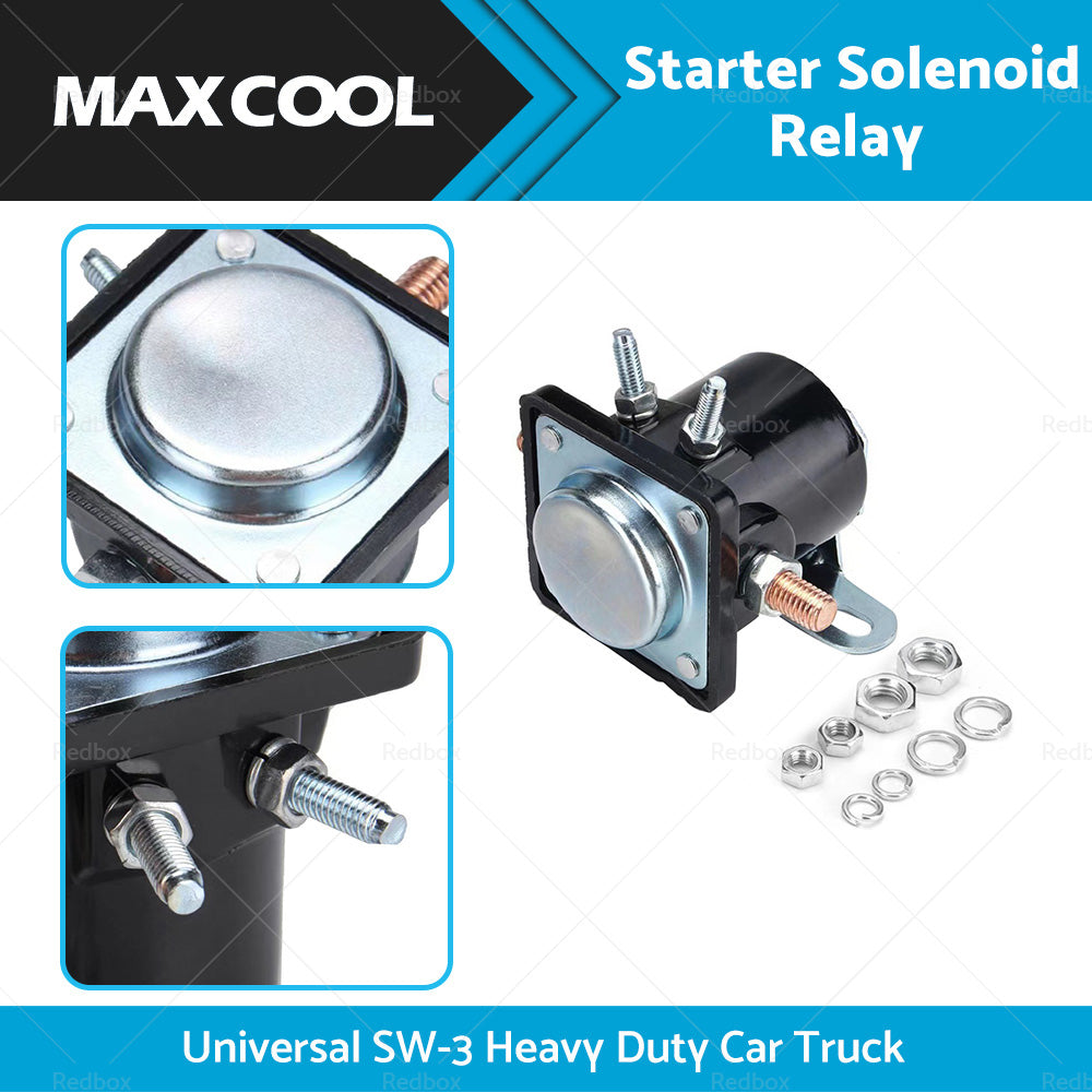 {{ SW-3 H D Car Truck Starter Solenoid Relay 4 Terminal Suitable For Ford 12V }} - Buy Car Parts Online at {{ Kaka Auto Parts }}.