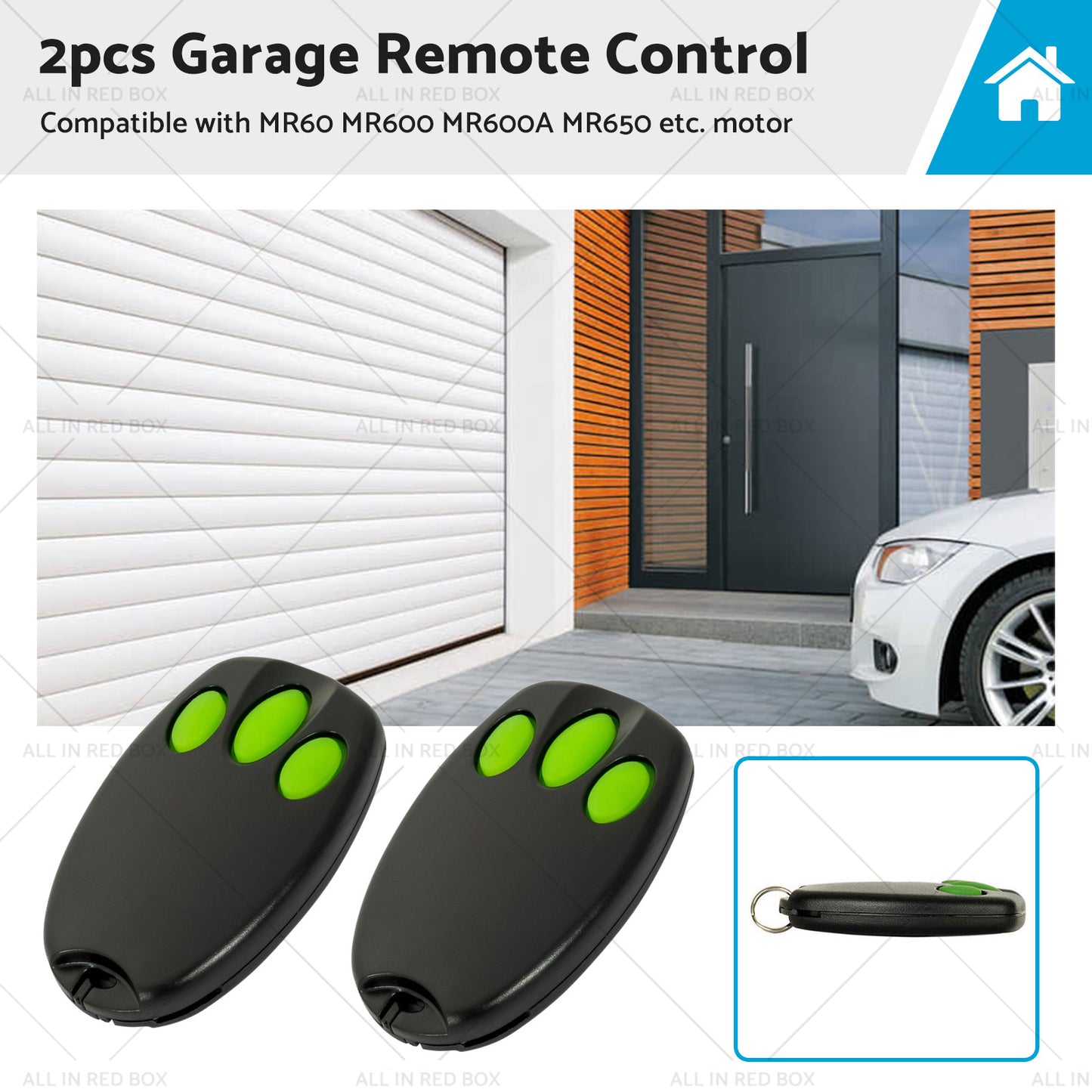 {{ 2x Garage Gate Door Remote Control Fit For Chamberlain Merlin C945 MerlinC945 }} - Buy Car Parts Online at {{ Kaka Auto Parts }}.