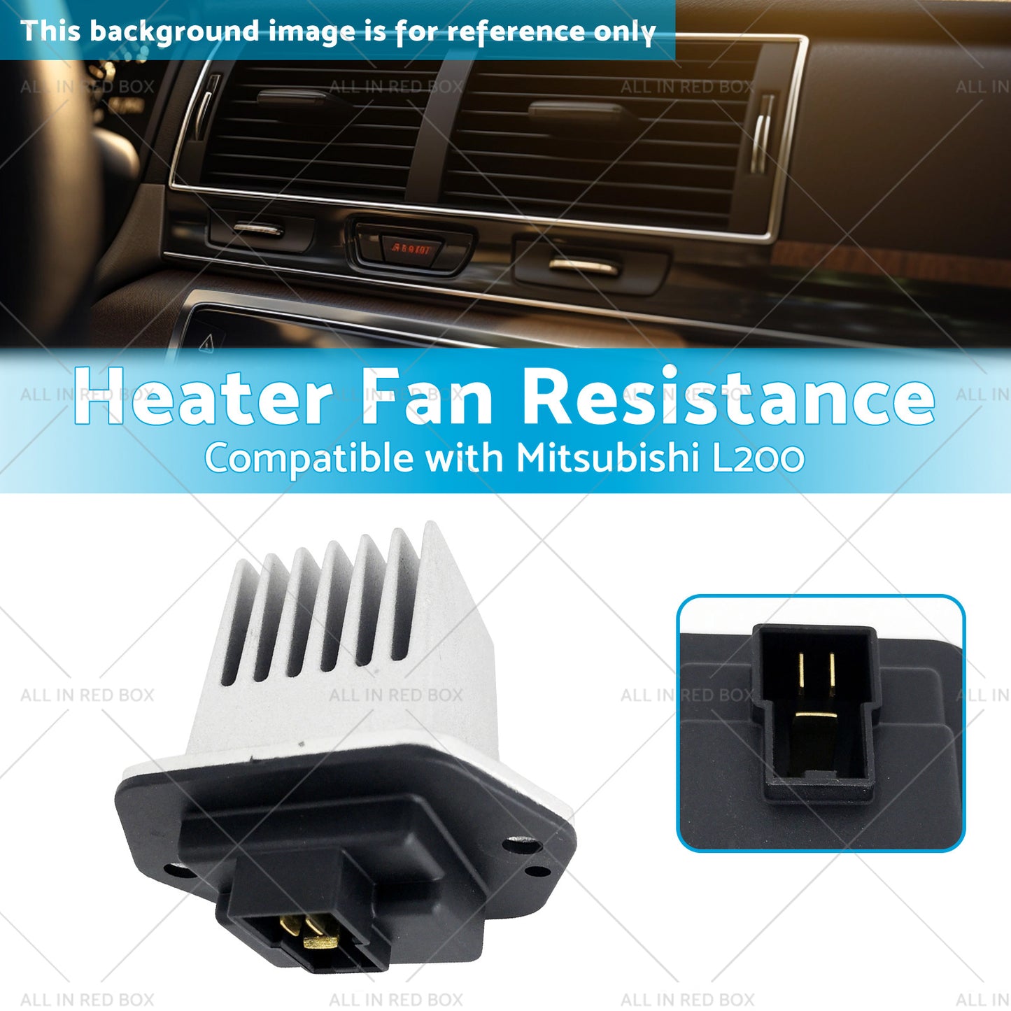 {{ Heater Fan Resistance Suitable for 2. 5i Mitsubishi L200 05 Pajero Sport 08 }} - Buy Car Parts Online at {{ Kaka Auto Parts }}.