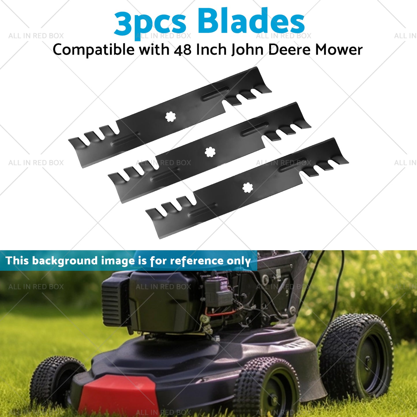 {{ Blade Set for 48 inch John Deere Mower 155C LA130 LA140 Gx21784 Gx21786 GY20852 }} - Buy Car Parts Online at {{ Kaka Auto Parts }}.