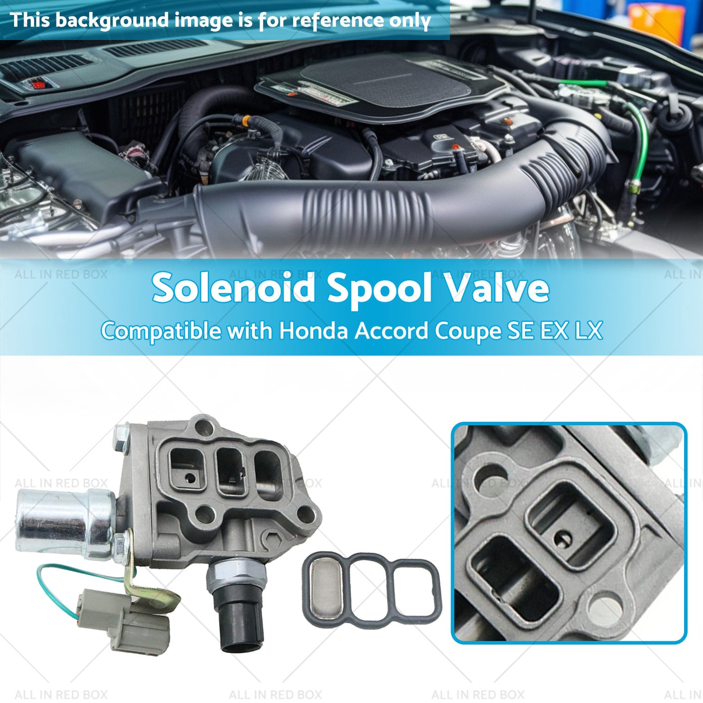 {{ Solenoid Spool Valve Suitable for Honda Accord Coupe SE EX LX 2002 15810-PAA-A01 }} - Buy Car Parts Online at {{ Kaka Auto Parts }}.