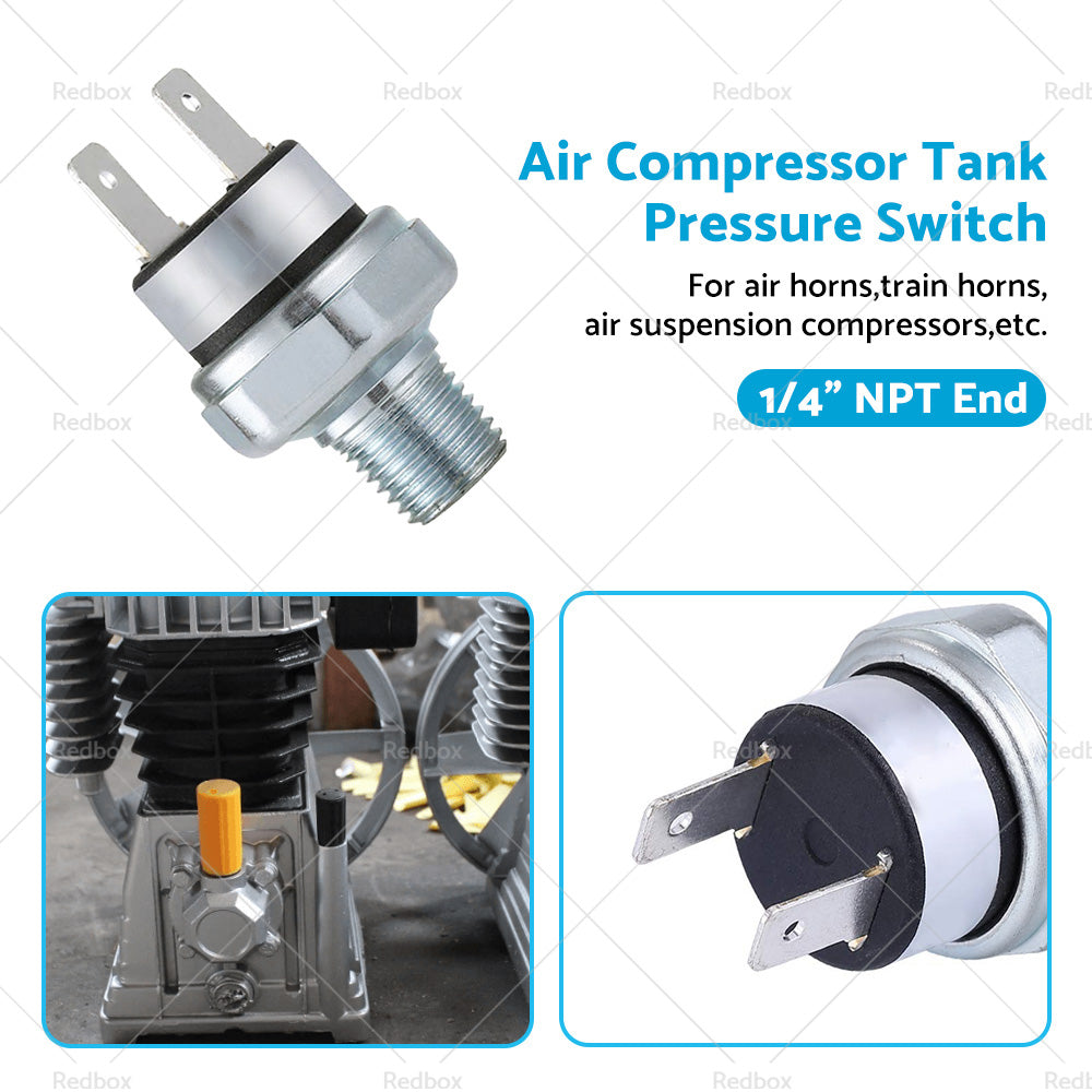 {{ 1 4inch NPT End Air Compressor Pressure Tank Control Switch Off Valve 90-120PSI }} - Buy Car Parts Online at {{ Kaka Auto Parts }}.