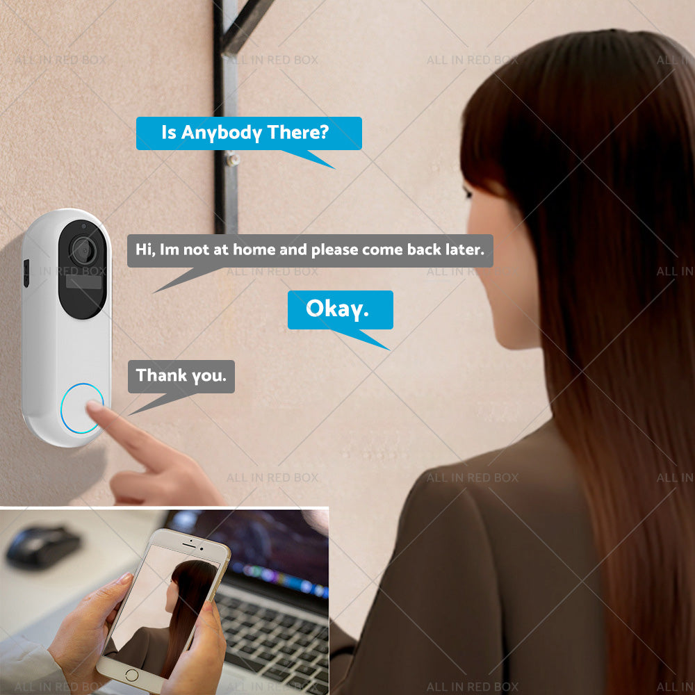 {{ 1080P WIFI Doorbell 2. 4G and 5G Wireless Video Intercom Security Door Camera }} - Buy Car Parts Online at {{ Kaka Auto Parts }}.