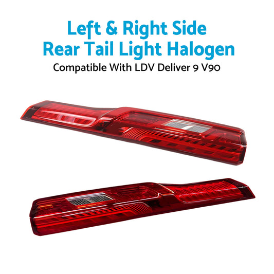{{ Left & Right Side Rear Tail Light Halogen Suitable for LDV Deliver 9 V90 2020-On }} - Buy Car Parts Online at {{ Kaka Auto Parts }}.