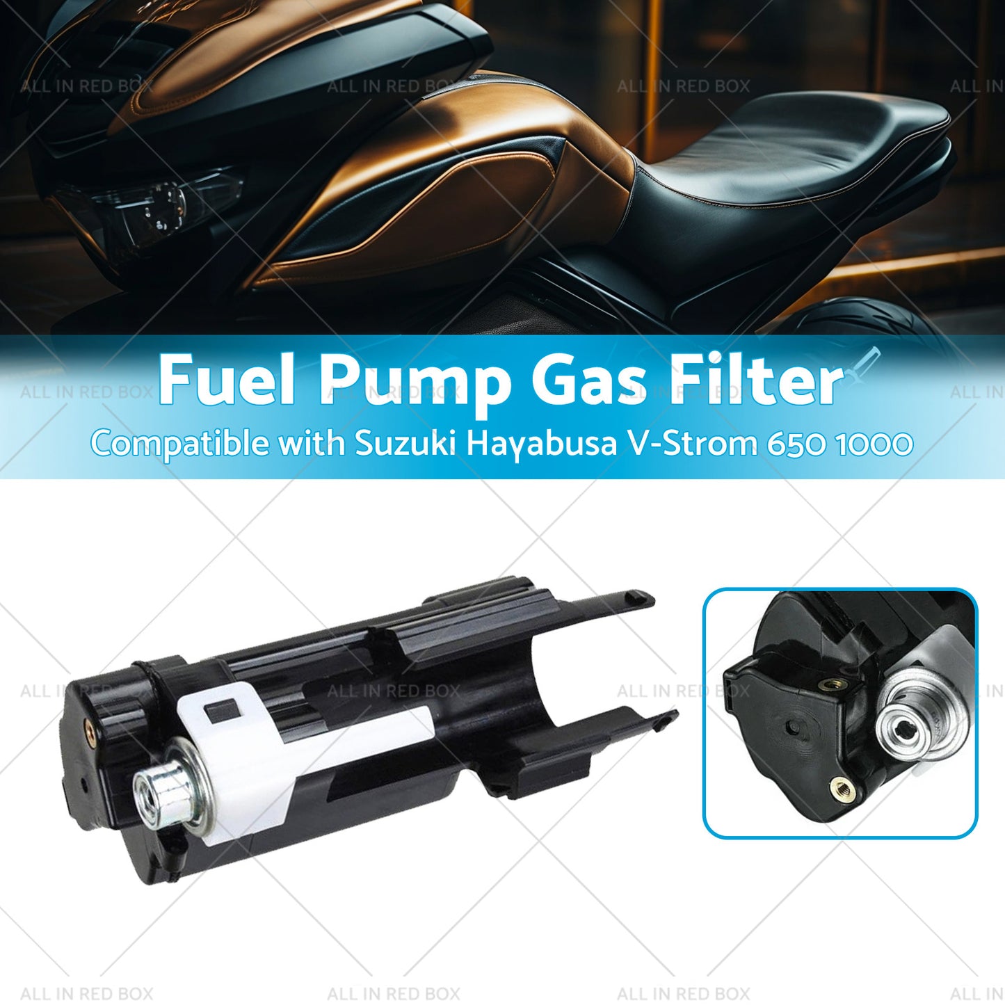 {{ 1x Fuel Pump Gas Filter Suitable for Suzuki Hayabusa V-Strom 650 1000 2002-2012 }} - Buy Car Parts Online at {{ Kaka Auto Parts }}.