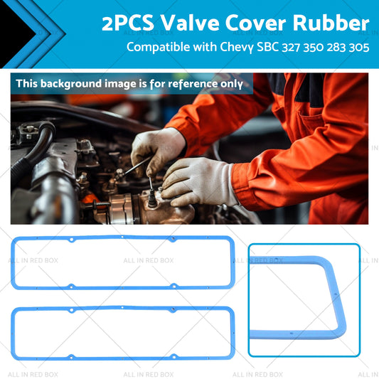 {{ 2PCS Valve Cover Rubber Steel Core Gasket Suitable For Chevy SBC 283 305 327 350 }} - Buy Car Parts Online at {{ Kaka Auto Parts }}.