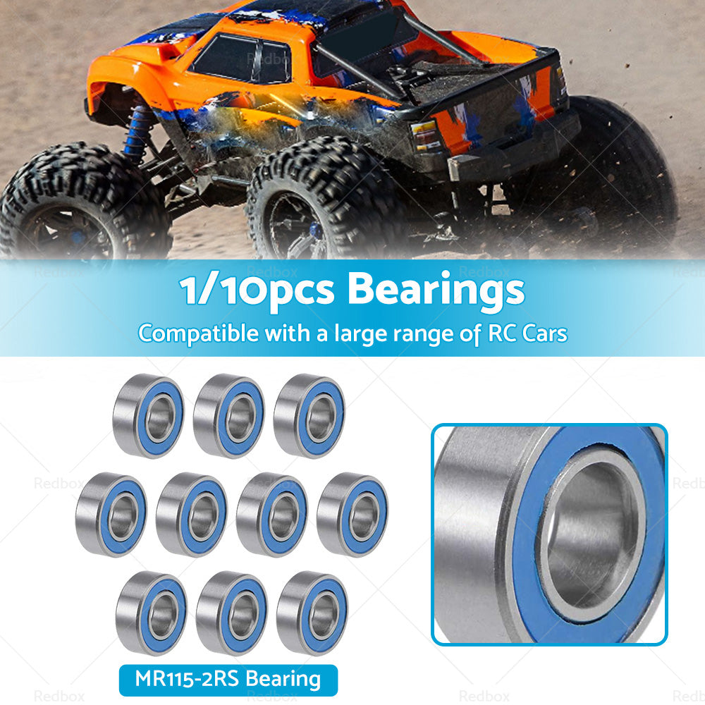 {{ 5x11x4mm Bearings Suitable for RC Tamiya 1150 HPI Savage Traxxas Axial Losi MR115-2RS }} - Buy Car Parts Online at {{ Kaka Auto Parts }}.