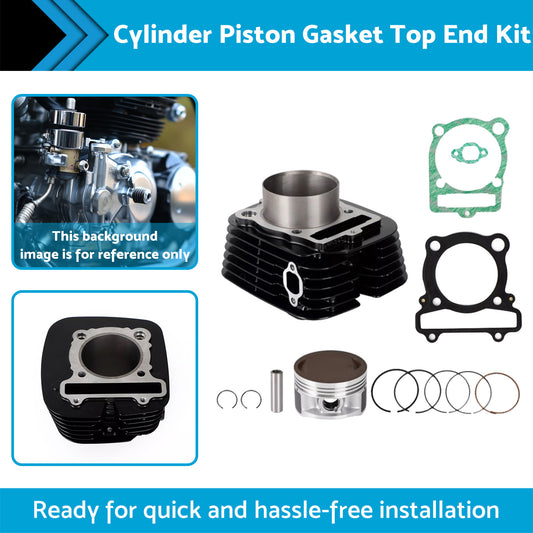 Cylinder Piston Gasket Top End Kit Suitable For Yamaha Big Bear 350 2x4 4x4