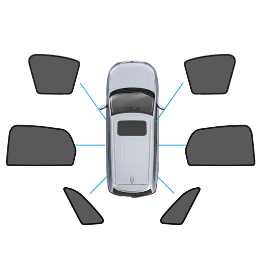 {{ Magnetic Mesh Sun Blind Shades Suitable for Audi Q3 RS Q3 2019-2025 }} - Buy Car Parts Online at {{ Kaka Auto Parts }}.