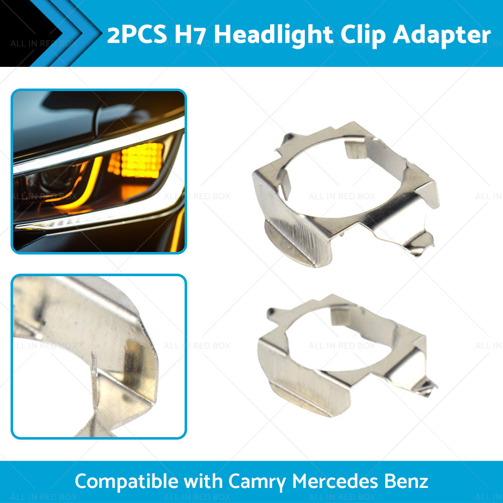 {{ 1 Pair LED Headlight H7 Clip Adapter Holder Suitable for Camry Mercedes Benz }} - Buy Car Parts Online at {{ Kaka Auto Parts }}.