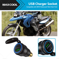 {{ Dual USB Charger Hella DIN Type C Plug Socket Suitable For BMW Ducati Motorcycle }} - Buy Car Parts Online at {{ Kaka Auto Parts }}.