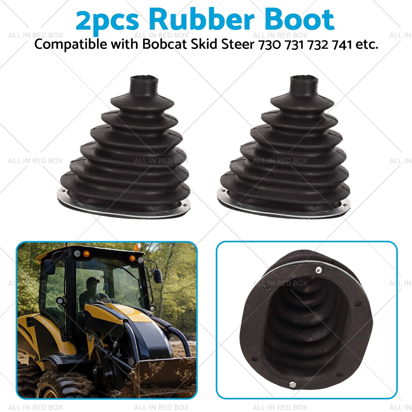 {{ 2x Rubber Steering Arm Boots for Bobcat 553 630 631 632 641 642 643 645 653 730 }} - Buy Car Parts Online at {{ Kaka Auto Parts }}.