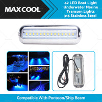 {{ 42LED Boat Light Underwater Marine Transom Lights 316 Stainless Steel Pontoon }} - Buy Car Parts Online at {{ Kaka Auto Parts }}.
