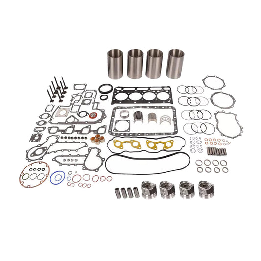 Overhaul Rebuild Kit+Liner Suitable for Kubota L4200 V2203 Bobcat 753 A0216A0281