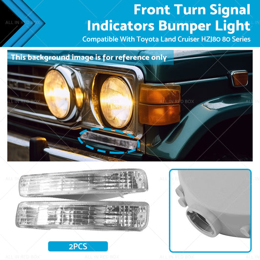 {{ Front Turn Signal Indicators Bumper Light Suitable For Toyota Land Cruiser HZJ80 }} - Buy Car Parts Online at {{ Kaka Auto Parts }}.